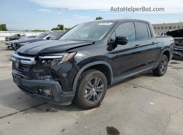 5FPYK3F19LB018797 2020 HONDA RIDGELINE Black წინა მარცხენა ხედი სამი მეოთხედიდან
