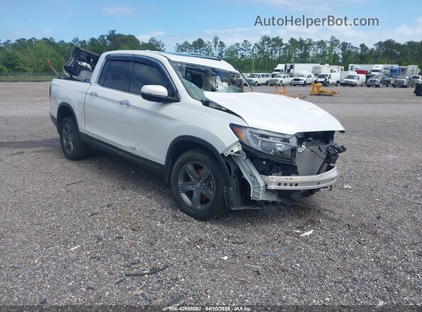 5FPYK3F70NB035043 2022 HONDA RIDGELINE Белый Передняя правая четверть