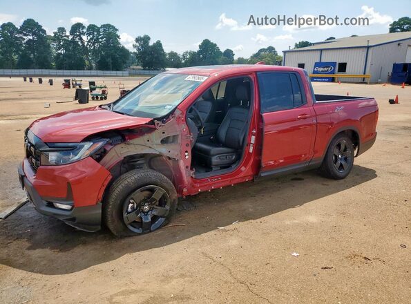 5FPYK3F87RB014589 2024 HONDA RIDGELINE Red Vista tres cuartos delantera izquierda