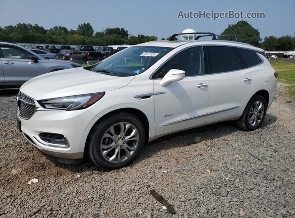 5GAEVCKW4JJ256441 2018 BUICK ENCLAVE White Vista tres cuartos delantera izquierda