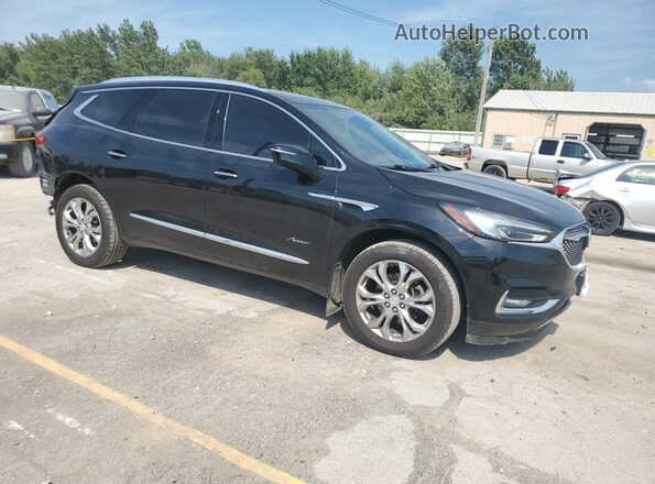 5GAEVCKW6JJ185453 2018 BUICK ENCLAVE Черный Передняя правая четверть