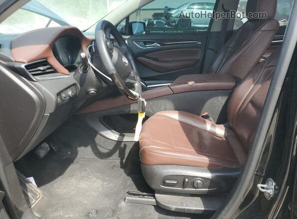 5GAEVCKW6JJ185453 2018 BUICK ENCLAVE Черный Вид салона спереди