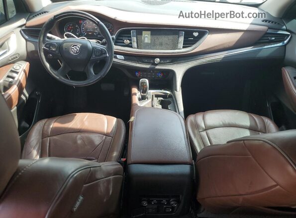 5GAEVCKW6JJ185453 2018 BUICK ENCLAVE Черный Вид панели приборов