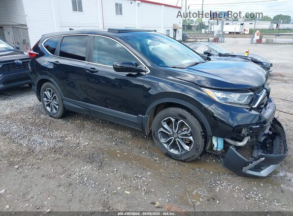5J6RW1H54ML005924 2021 HONDA CR-V Черный Передняя правая четверть