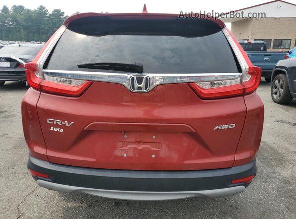5J6RW2H88JL005100 2018 HONDA CR-V Red უკანა ხედი