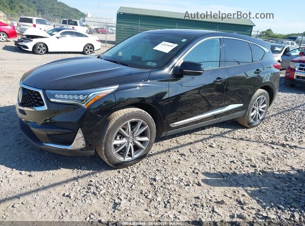 5J8TC2H54ML025019 2021 ACURA RDX Black წინა მარცხენა ხედი სამი მეოთხედიდან