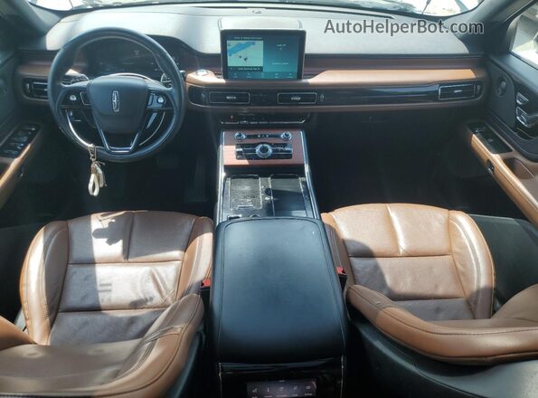 5LM5J7XC4NGL03477 2022 LINCOLN AVIATOR Белый Вид панели приборов