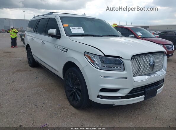 5LMJJ3LT8LEL10177 2020 LINCOLN NAVIGATOR Белый Передняя правая четверть
