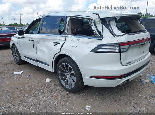 5LMYJ8XY2PNL02132 2023 LINCOLN AVIATOR Белый Задняя левая четверть