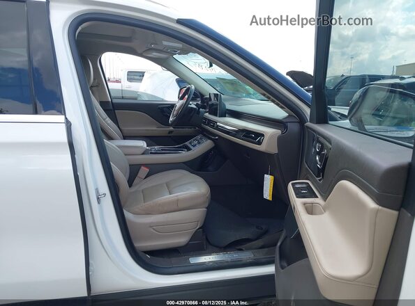 5LMYJ8XY2PNL02132 2023 LINCOLN AVIATOR Белый Вид салона спереди