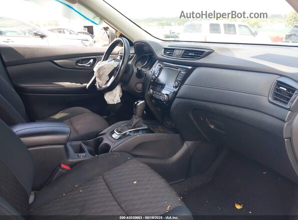 5N1AT2MT0JC767323 2018 NISSAN ROGUE Black Вид салону спереду