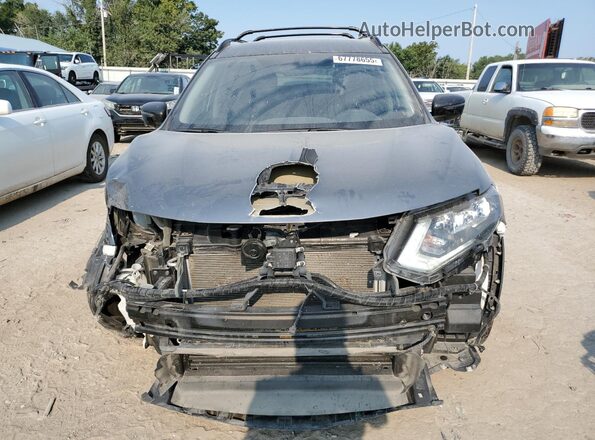 5N1AT2MV1JC758258 2018 NISSAN ROGUE Gray Դիմացի տեսք