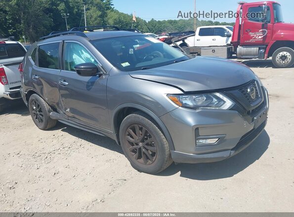 5N1AT2MV4JC751711 2018 NISSAN ROGUE Gray Przód prawy