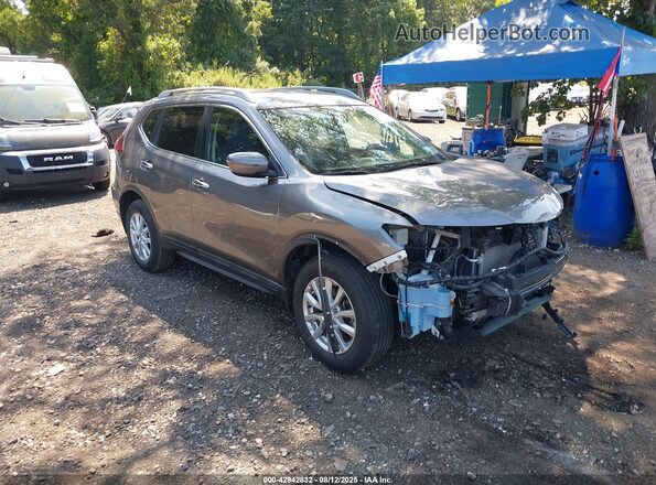 5N1AT2MV4JC813429 2018 NISSAN ROGUE Gray Przód prawy