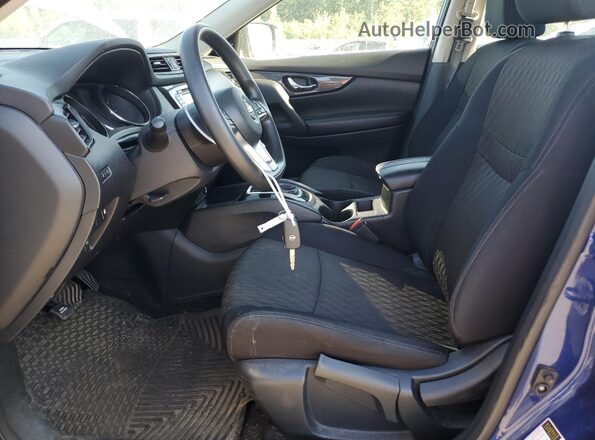 5N1AT2MVXJC827609 2018 NISSAN ROGUE Blue Vista interior delantera