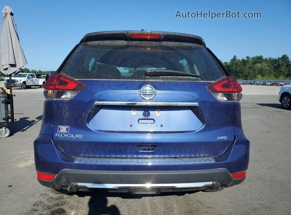 5N1AT2MVXJC827609 2018 NISSAN ROGUE Blue Vista trasera