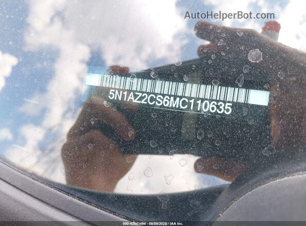 5N1AZ2CS6MC110635 2021 NISSAN MURANO White Engine compartment view