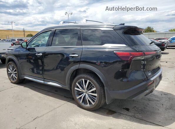 5N1DL1GS7PC353507 2023 INFINITI QX60 Black უკანა მარცხენა