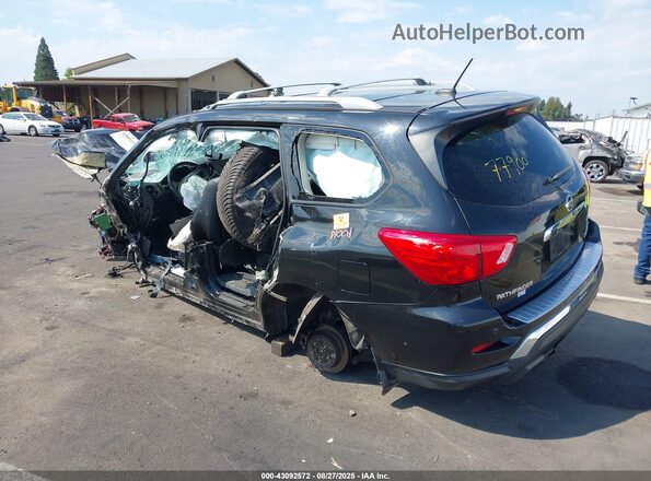 5N1DR2MM1JC626944 2018 NISSAN PATHFINDER Black Trasero izquierdo