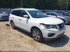 2018 Nissan Pathfinder Sv White vin: 5N1DR2MM1JC639662