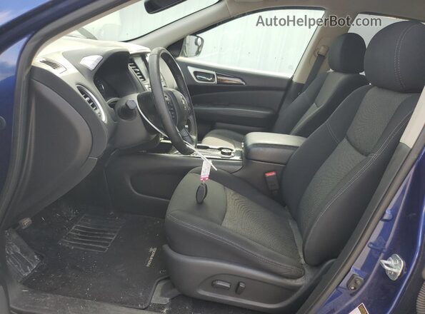 5N1DR2MM1JC663542 2018 NISSAN PATHFINDER Blue Widok wnętrza z przodu