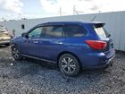 2018 Nissan Pathfinder S Blue vin: 5N1DR2MM1JC663542