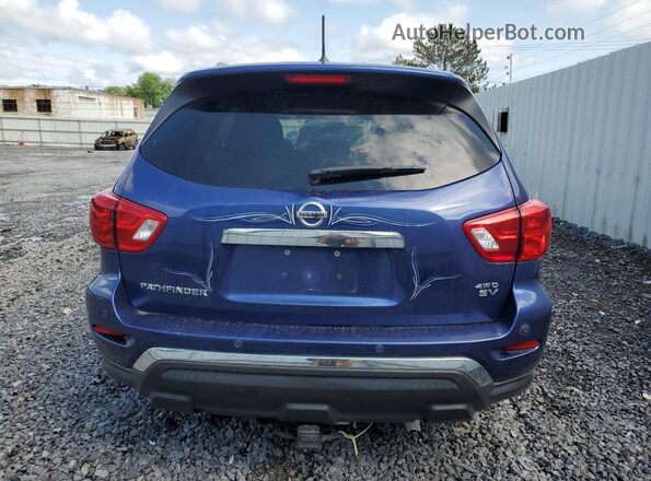 5N1DR2MM1JC663542 2018 NISSAN PATHFINDER Blue Widok z tyłu