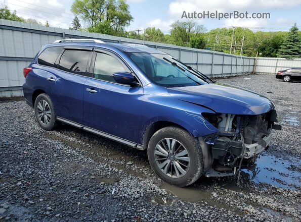 5N1DR2MM1JC663542 2018 NISSAN PATHFINDER Blue Przód prawy