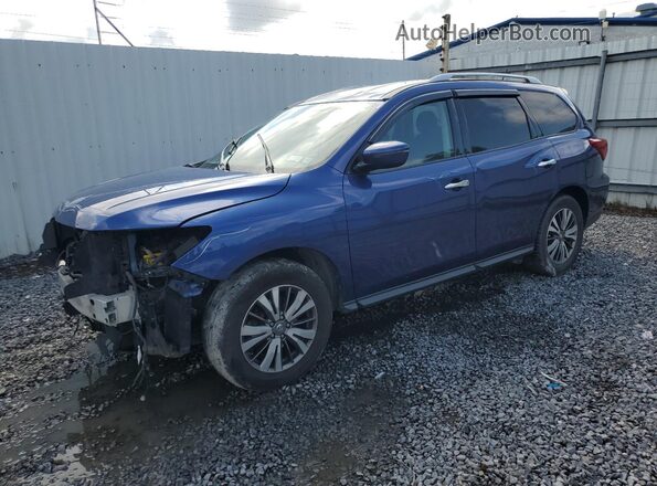 5N1DR2MM1JC663542 2018 NISSAN PATHFINDER Blue Przód lewy