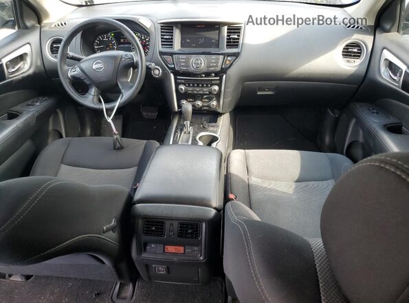 5N1DR2MM1JC663542 2018 NISSAN PATHFINDER Blue Widok deski rozdzielczej