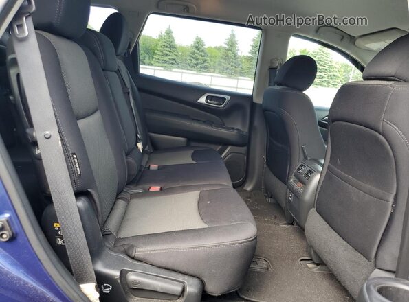 5N1DR2MM1JC663542 2018 NISSAN PATHFINDER Blue Widok wnętrza z tyłu