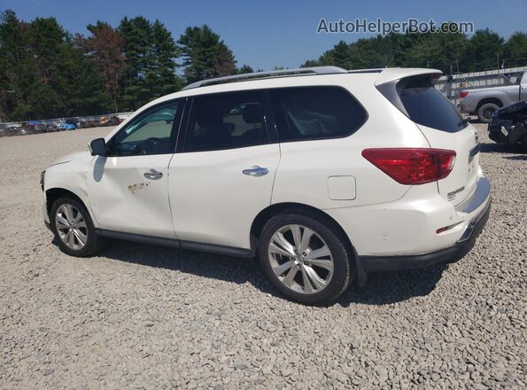 5N1DR2MM5JC677461 2018 NISSAN PATHFINDER Белый Задняя левая четверть