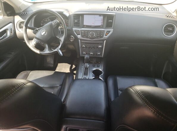 5N1DR2MM5JC677461 2018 NISSAN PATHFINDER Белый Вид панели приборов