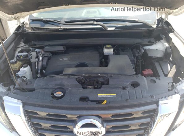 5N1DR2MM5JC677461 2018 NISSAN PATHFINDER Белый Вид подкапотного пространства
