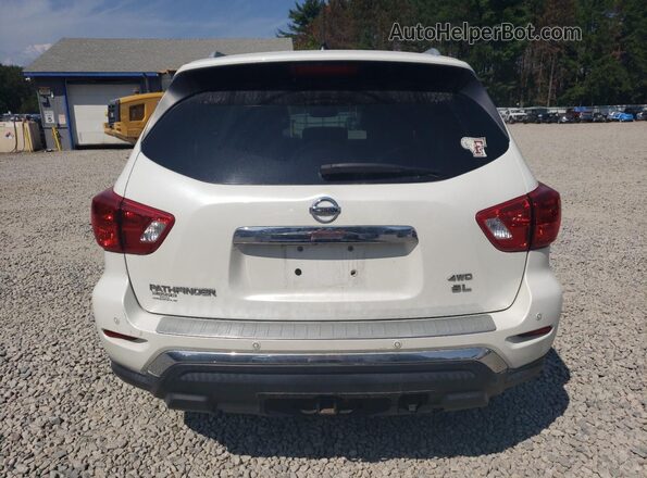 5N1DR2MM5JC677461 2018 NISSAN PATHFINDER Белый Вид сзади