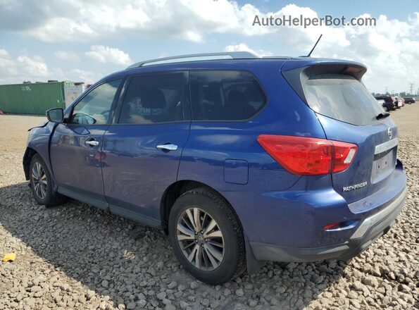 5N1DR2MMXJC613903 2018 NISSAN PATHFINDER Синий Задняя левая четверть