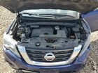 2018 Nissan Pathfinder S Синий vin: 5N1DR2MMXJC613903