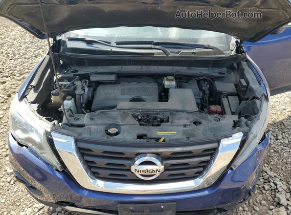 5N1DR2MMXJC613903 2018 NISSAN PATHFINDER Синий Вид подкапотного пространства