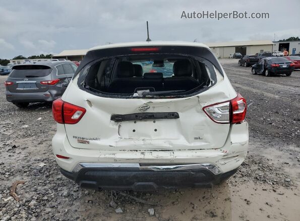 5N1DR2MN0JC602403 2018 NISSAN PATHFINDER Белый Вид сзади