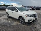 2018 Nissan Pathfinder S Белый vin: 5N1DR2MN0JC602403