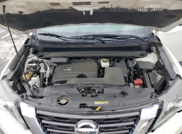 5N1DR2MN0JC602403 2018 NISSAN PATHFINDER Белый Вид подкапотного пространства