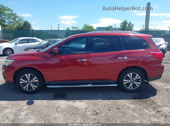 5N1DR2MN1HC646338 2017 NISSAN PATHFINDER Красный Панорамный вид салона 360°