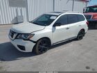 2017 Nissan Pathfinder Platinum White vin: 5N1DR2MN6HC675690