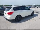 2017 Nissan Pathfinder Platinum White vin: 5N1DR2MN6HC675690