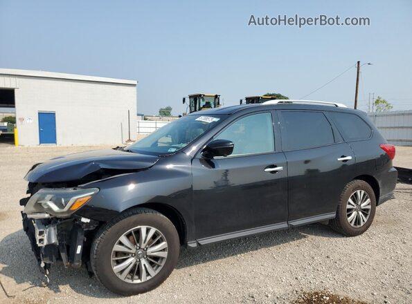 5N1DR2MN9JC613500 2018 NISSAN PATHFINDER Black Передня ліва чверть
