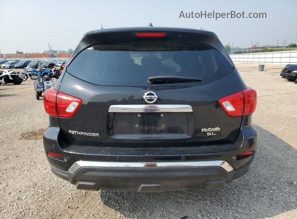 5N1DR2MN9JC613500 2018 NISSAN PATHFINDER Black Вид ззаду