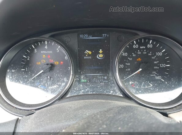 5N1ET2MV3HC730019 2017 NISSAN ROGUE HYBRID Red Widok tylnych siedzeń