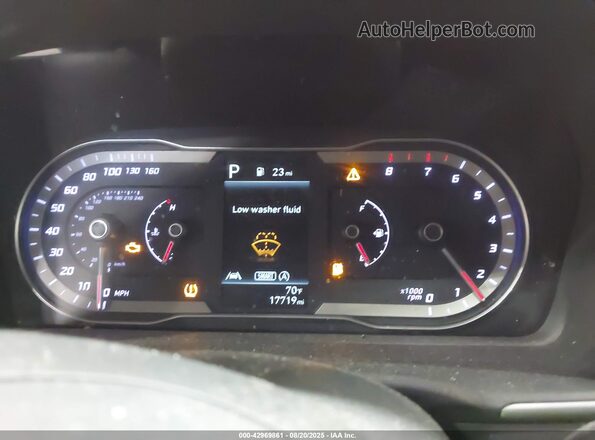 5NMJBCAE3PH285734 2023 HYUNDAI TUCSON Blue უკანა სავარძლების ხედი