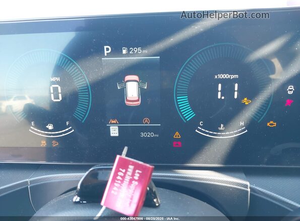 5NMP2DGL2SH117064 2025 HYUNDAI SANTA FE White Հետևի նստատեղերի տեսք