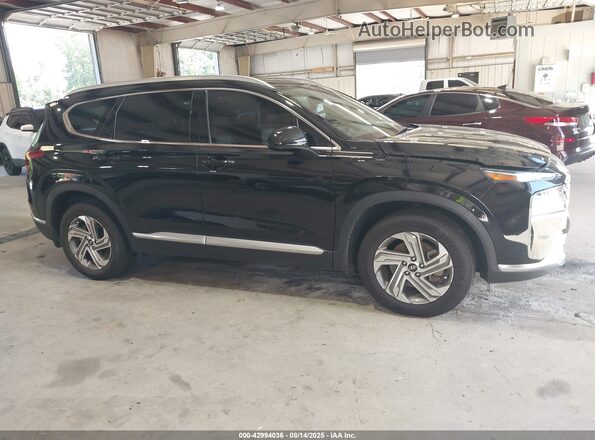 5NMS24AJ8NH447829 2022 HYUNDAI SANTA FE Black Սալոնի 360 աստիճան տեսք